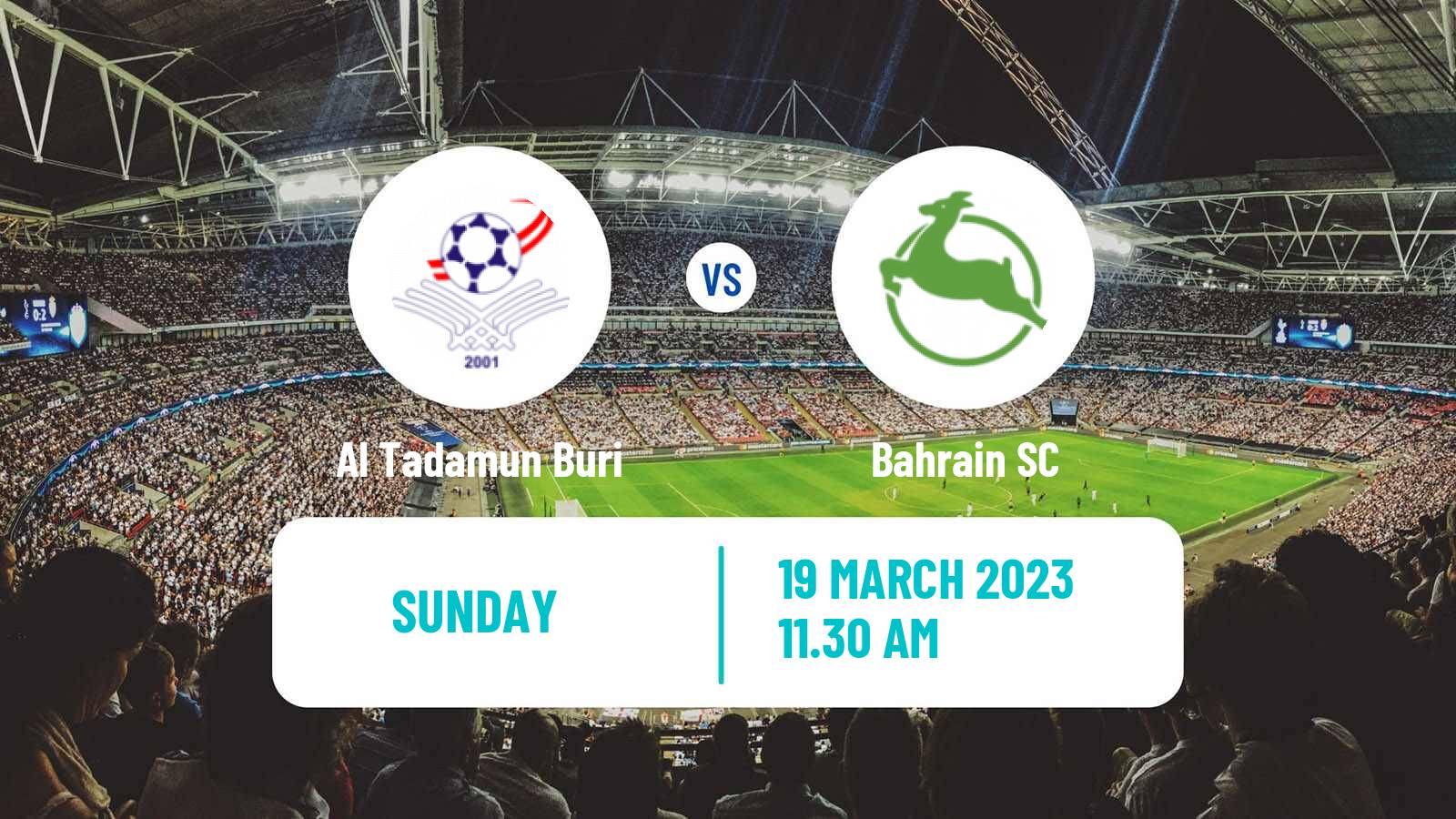 Soccer Bahraini Cup Al Tadamun Buri - Bahrain SC