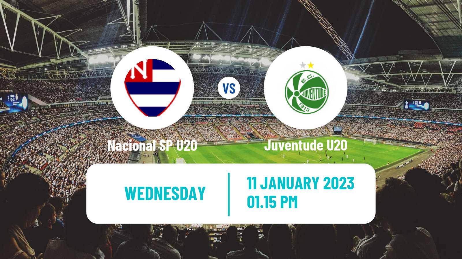 Soccer Brazilian Copa Sao Paulo de juniores Nacional SP U20 - Juventude U20