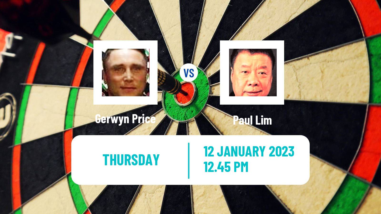 Darts Darts Gerwyn Price - Paul Lim