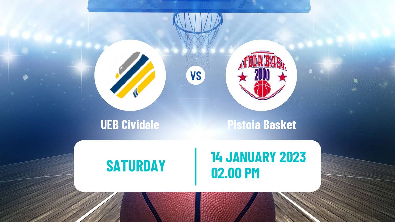Basketball Italian Serie A2 Basketball Cividale - Pistoia Basket