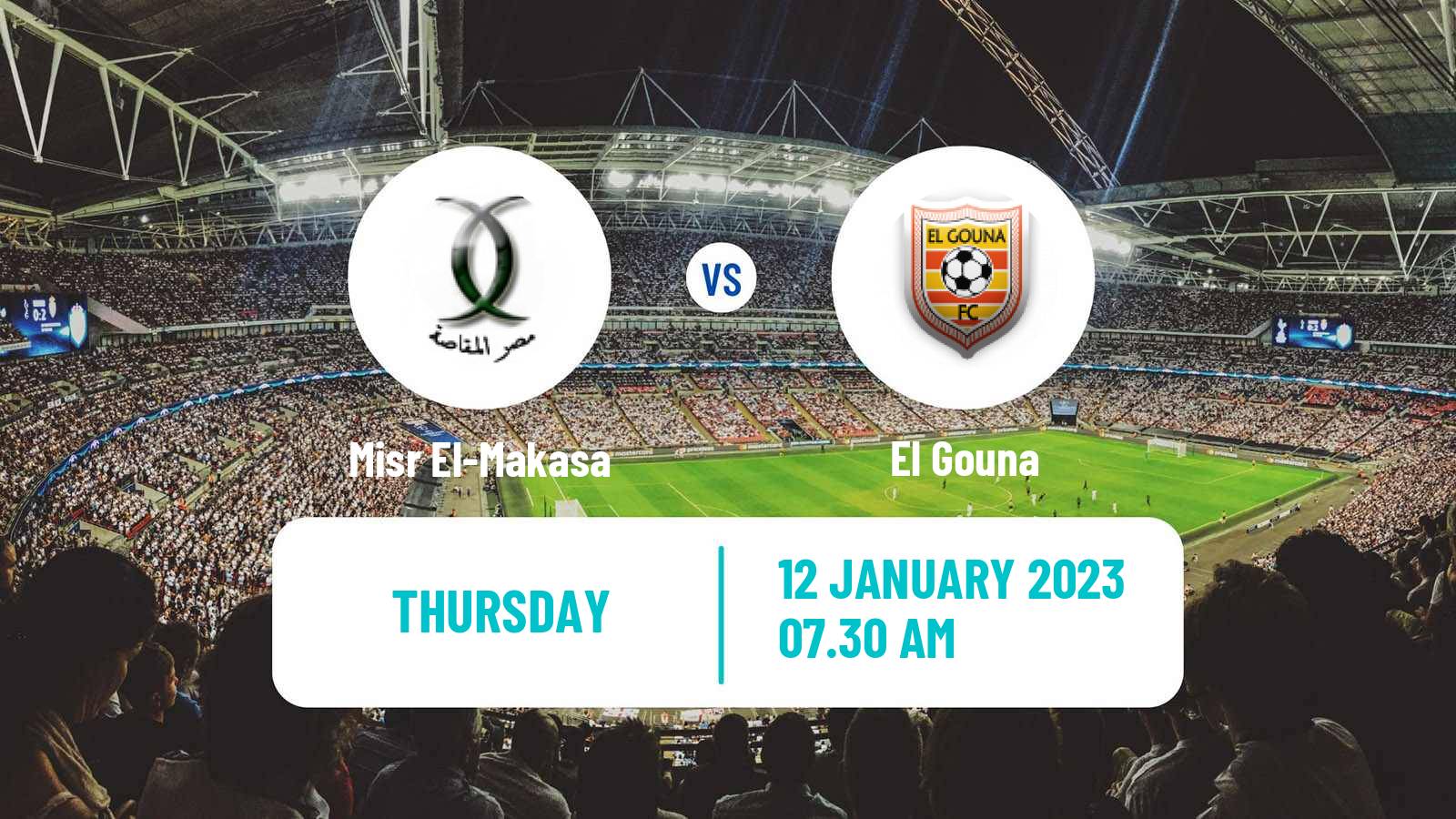 Soccer Egyptian Division 2 - Group A Misr El-Makasa - El Gouna