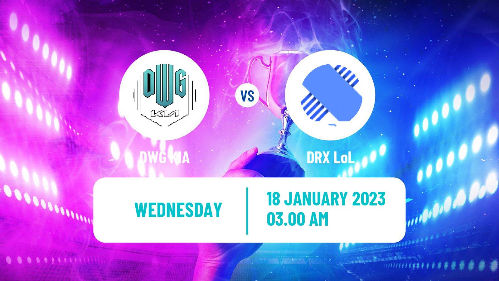 Esports eSports DWG KIA - DRX