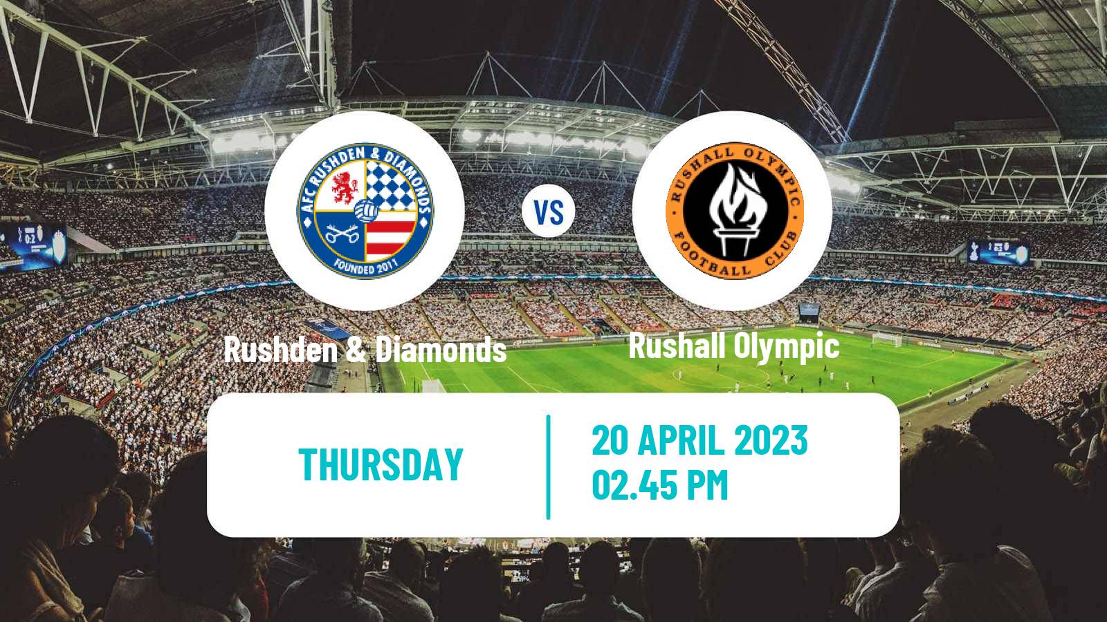 Soccer English Southern League Central Division Rushden & Diamonds - Rushall Olympic