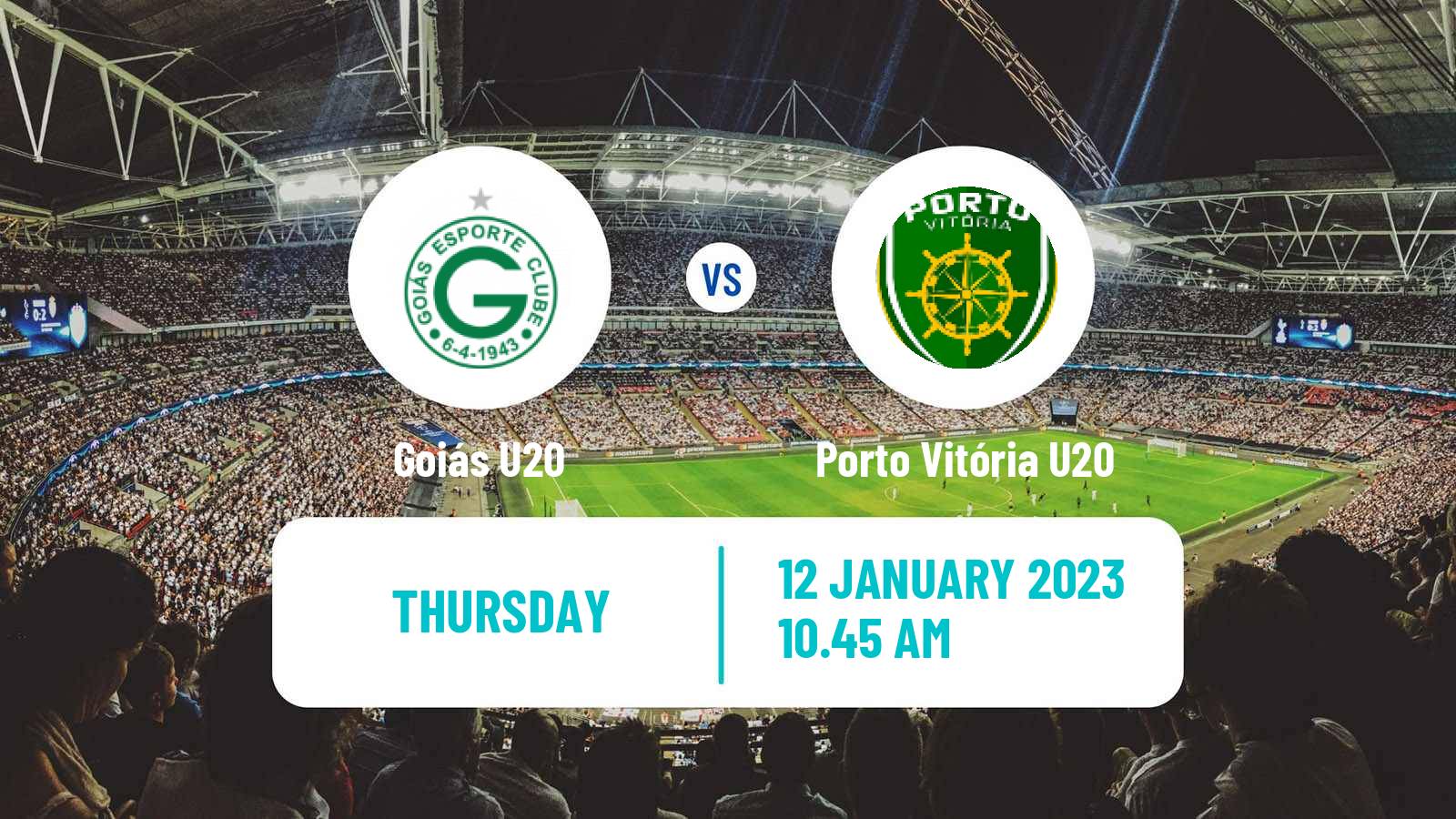 Soccer Brazilian Copa Sao Paulo de juniores Goiás U20 - Porto Vitória U20