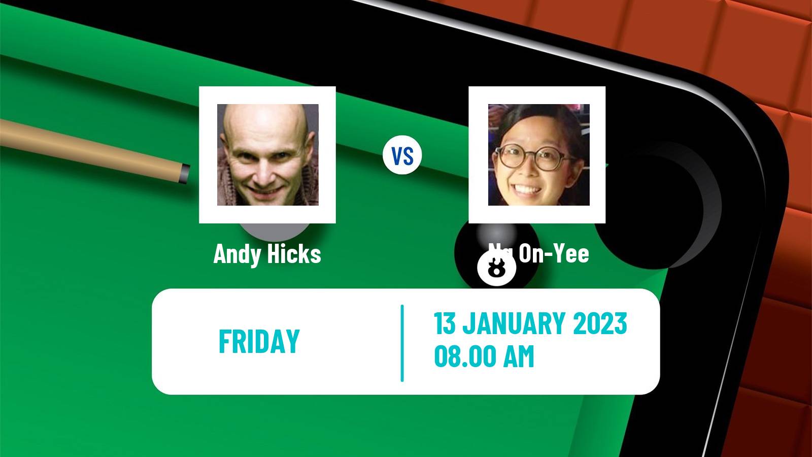 Snooker Snooker Andy Hicks - Ng On-Yee