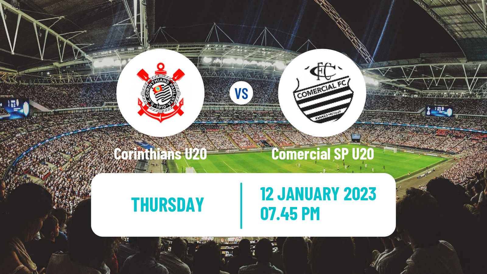 Soccer Brazilian Copa Sao Paulo de juniores Corinthians U20 - Comercial SP U20