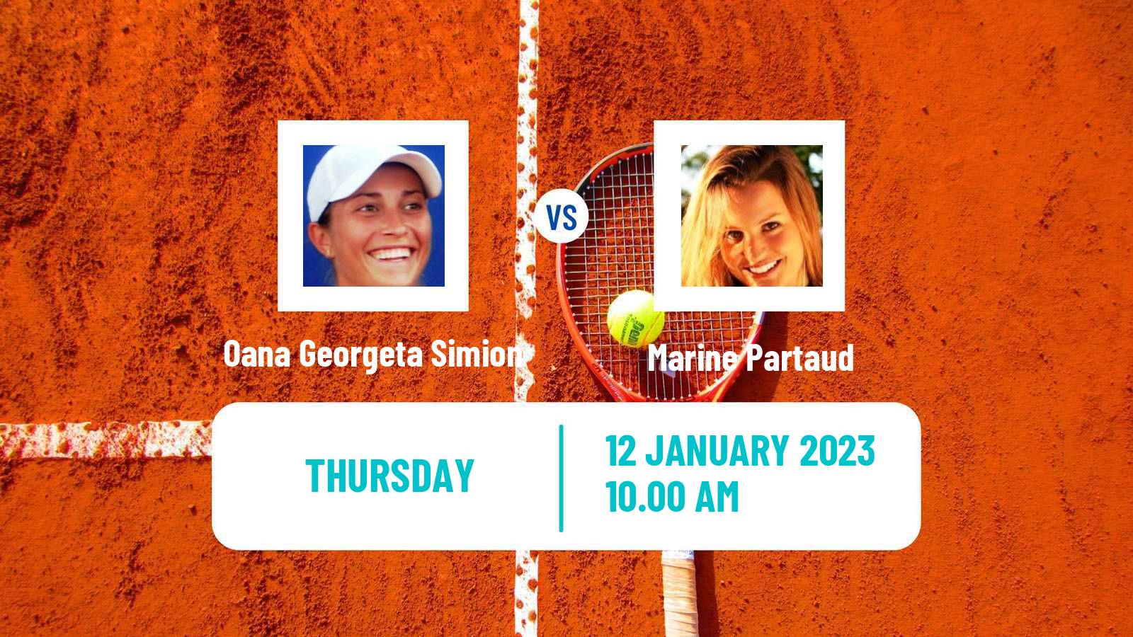 Tennis ITF Tournaments Oana Georgeta Simion - Marine Partaud