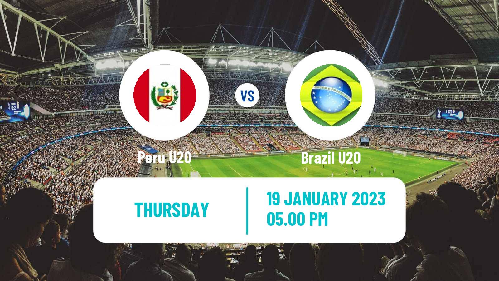 Soccer South American Championship U20 Peru U20 - Brazil U20