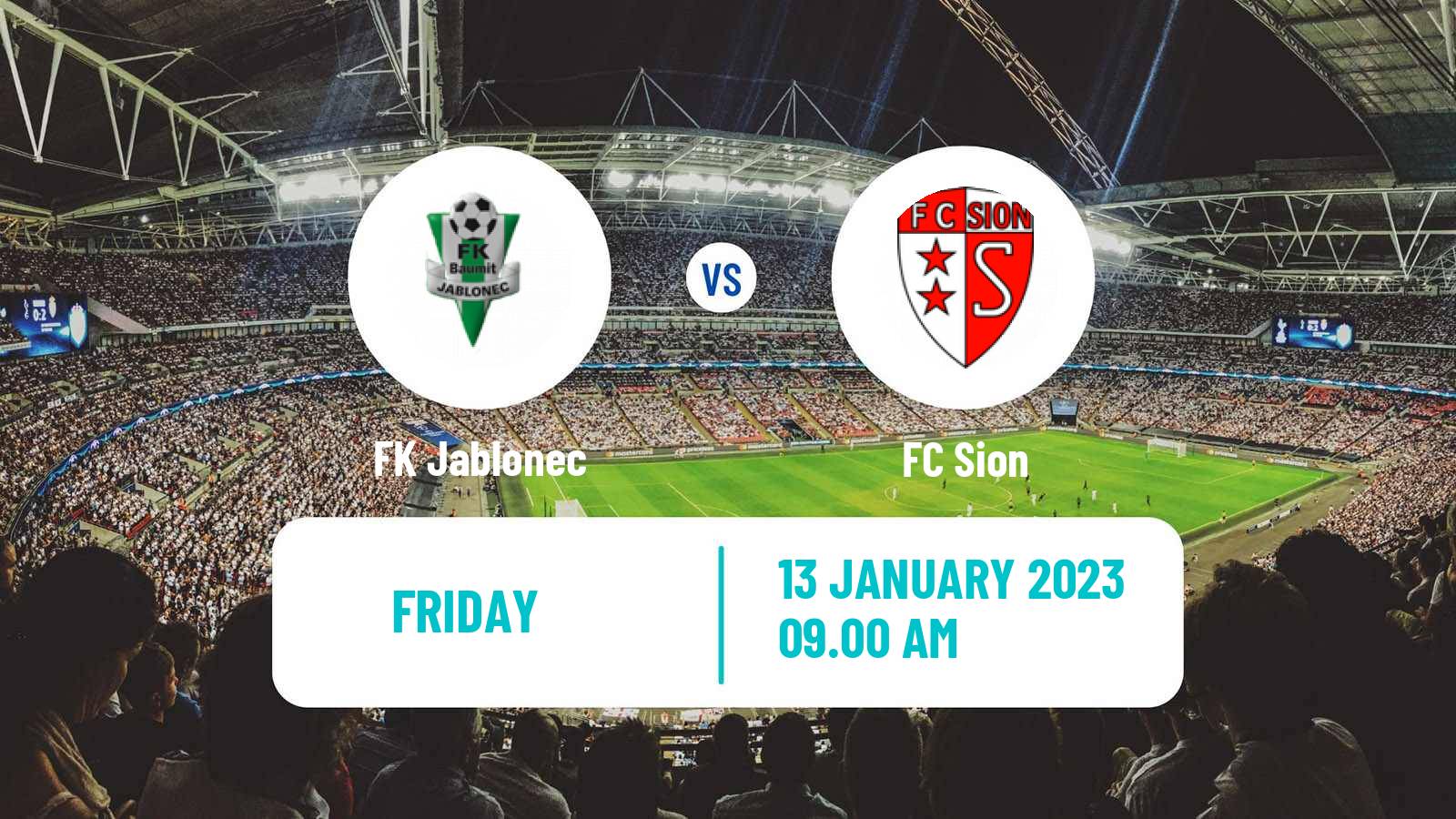Soccer Club Friendly Jablonec - Sion