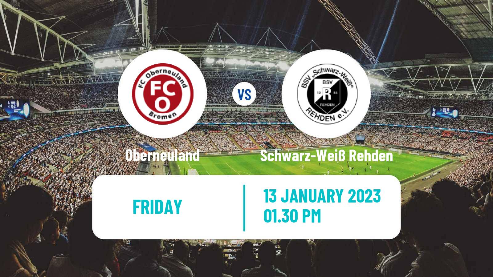 Soccer Club Friendly Oberneuland - Schwarz-Weiß Rehden