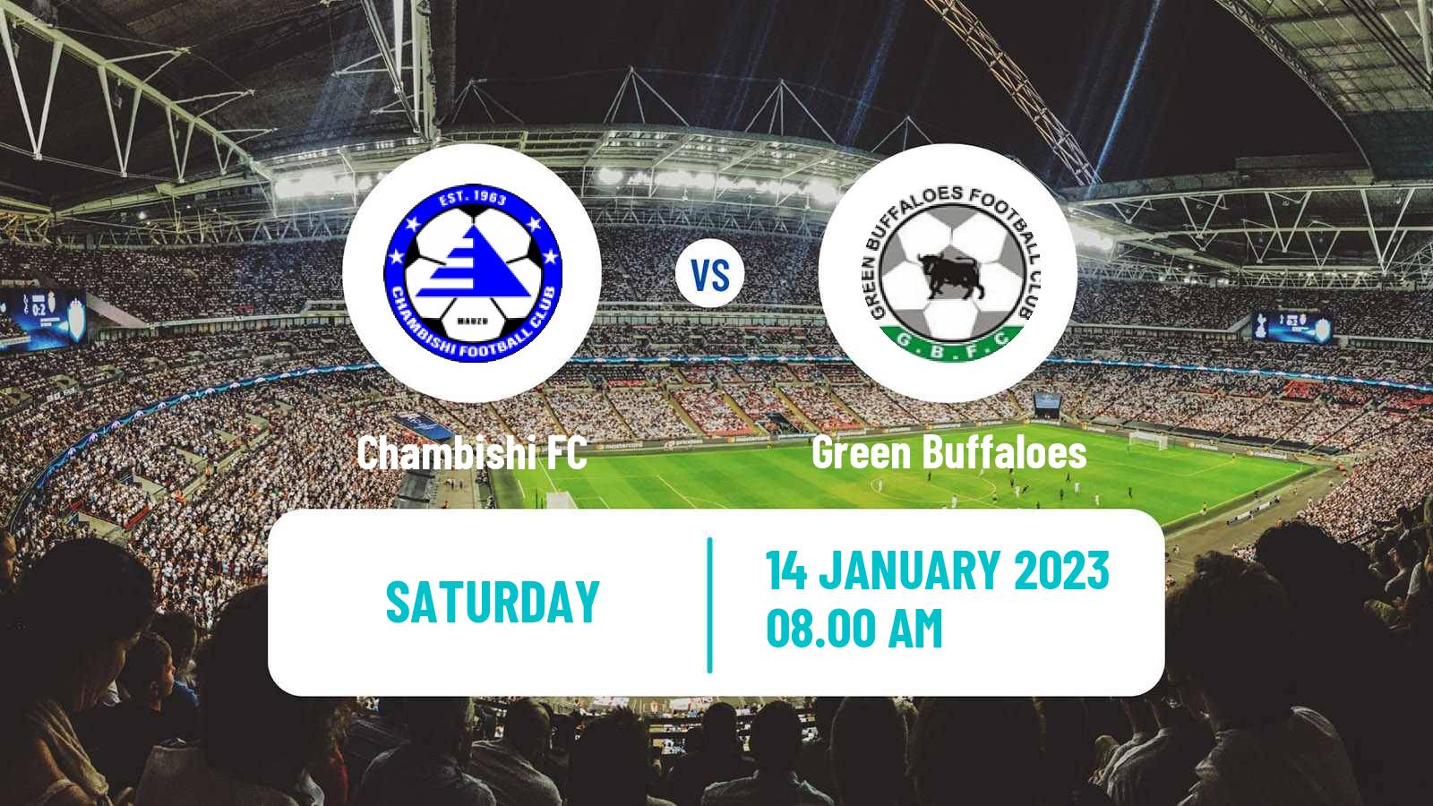 Soccer Zambian Premier League Chambishi - Green Buffaloes