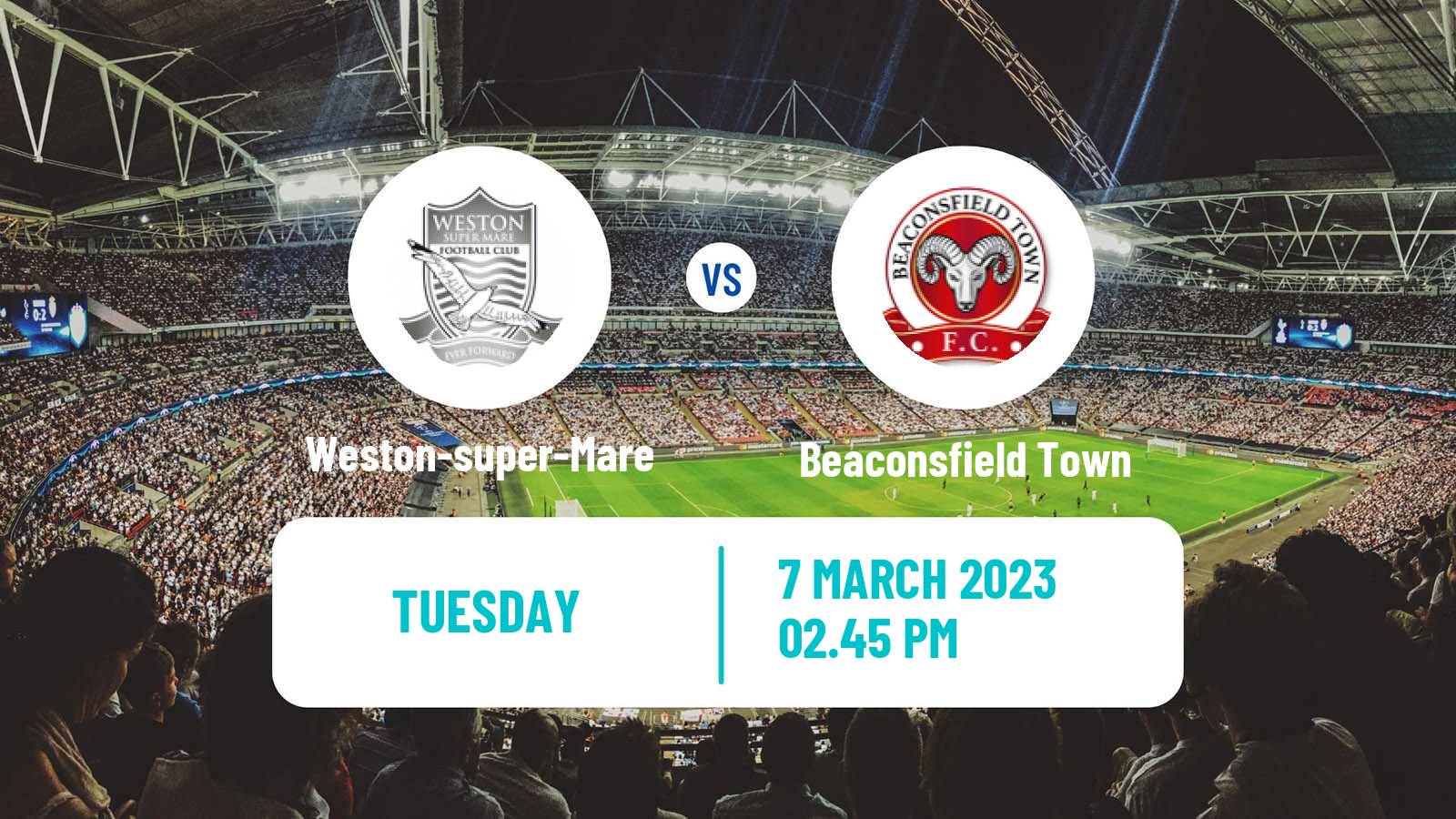 Soccer English Southern League South Division Weston-super-Mare - Beaconsfield Town