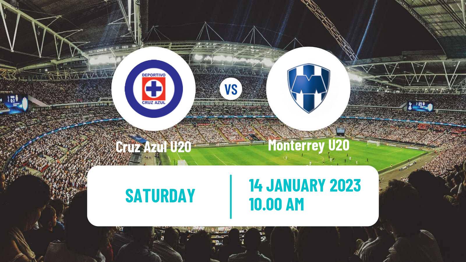 Football Mexican Liga MX U20 Cruz Azul U20 - Monterrey U20