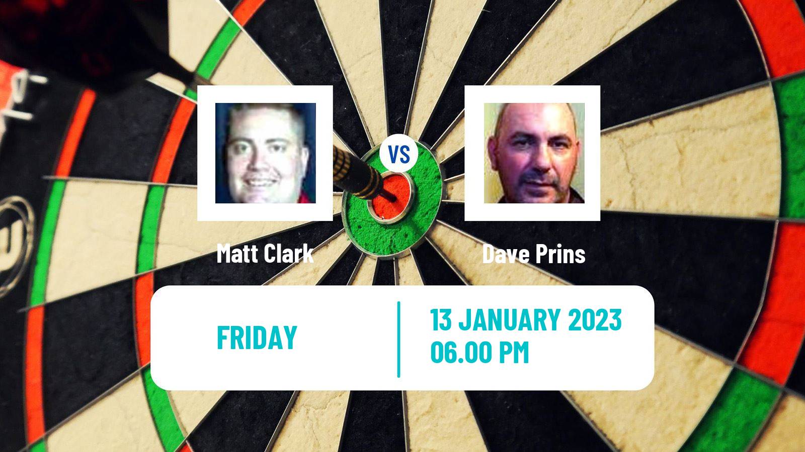 Darts Darts Matt Clark - Dave Prins
