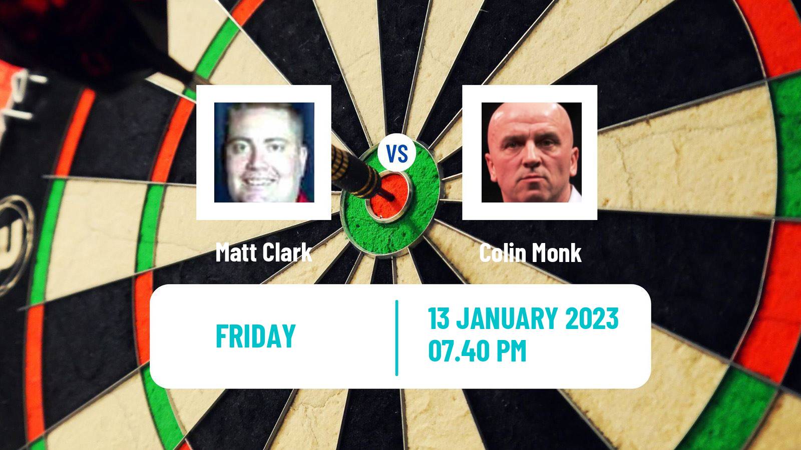 Darts Darts Matt Clark - Colin Monk
