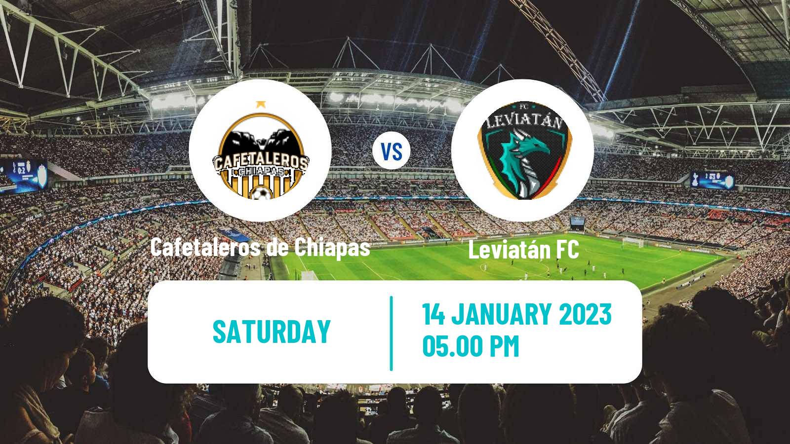 Football Mexican Liga Premier Serie A Cafetaleros de Chiapas - Leviatán