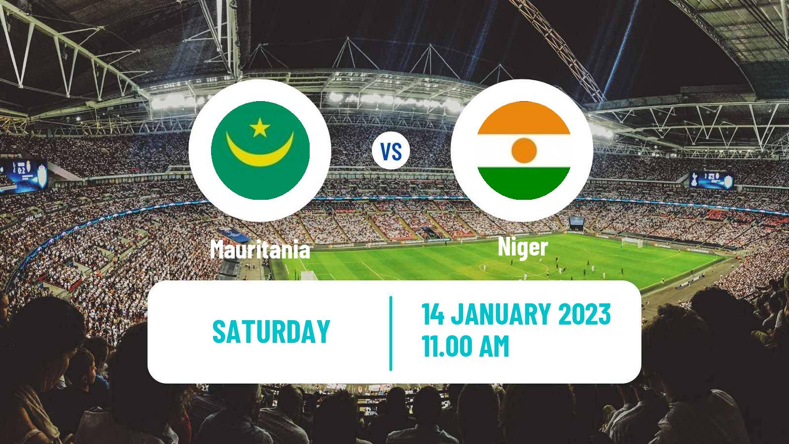 Soccer Friendly Mauritania - Niger