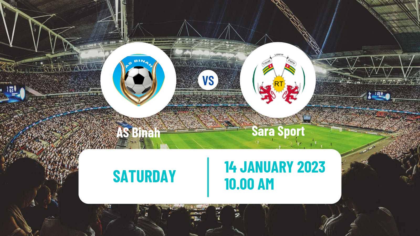 Soccer Togolese Championnat National Binah - Sara Sport