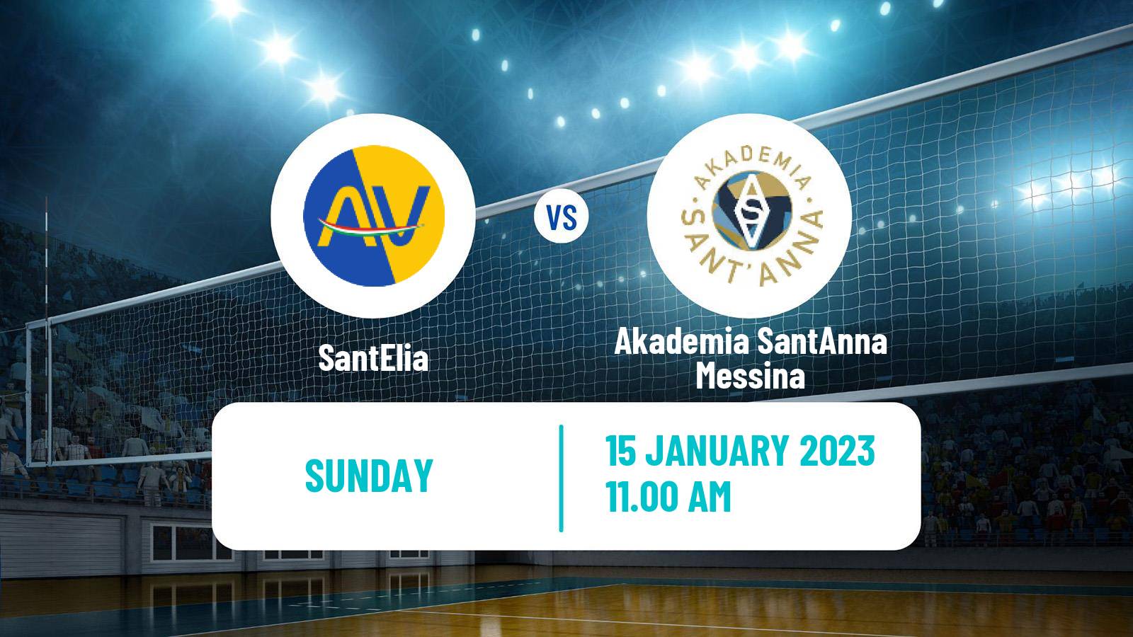 Volleyball Italian Serie A2 Volleyball Women Sant'Elia - Akademia SantAnna Messina