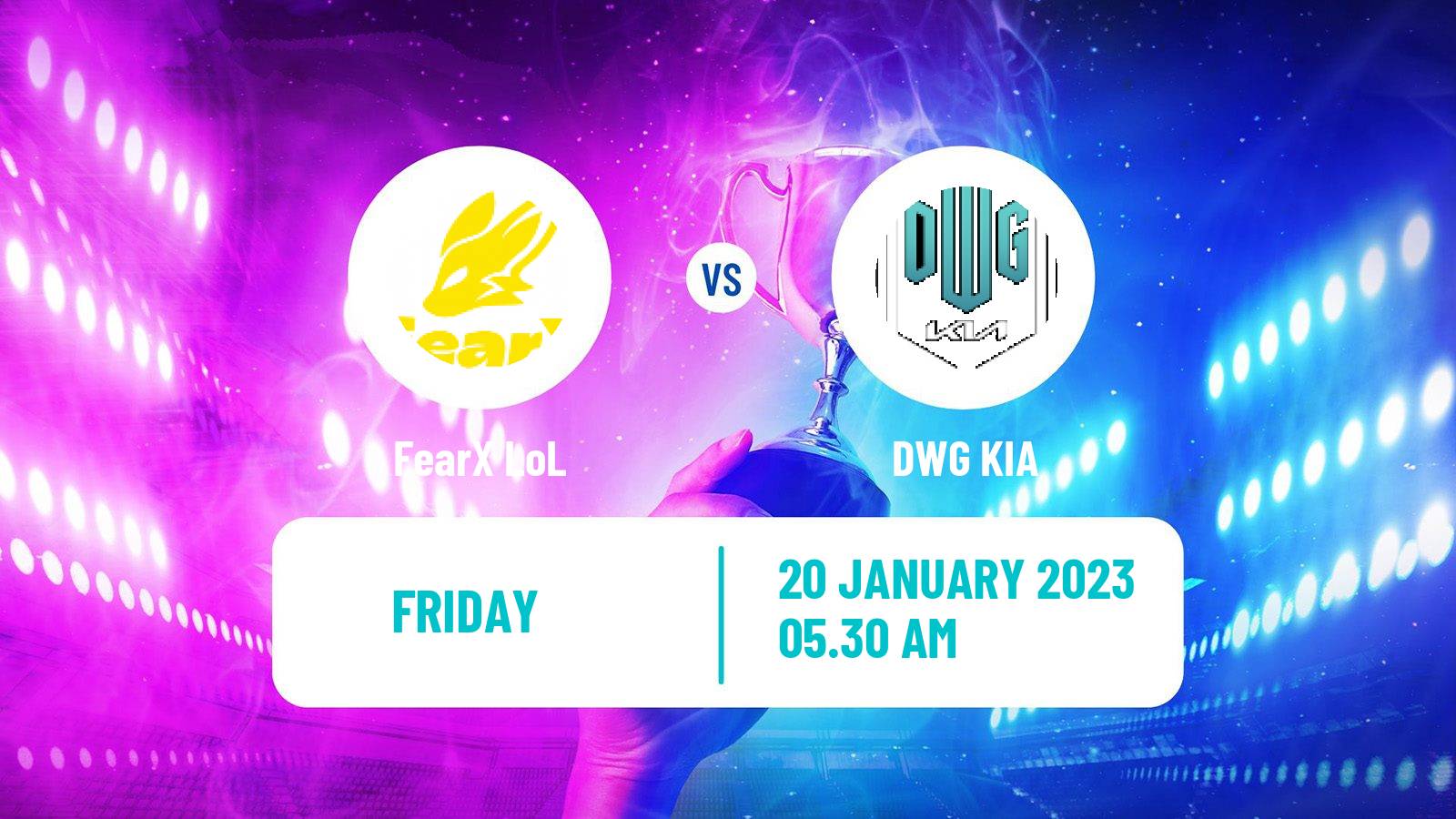 Esports eSports FearX - DWG KIA