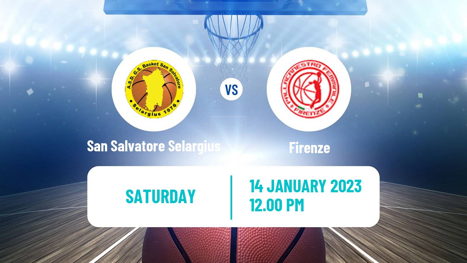 Basketball Italian Serie A2 South Basketball Women San Salvatore Selargius - Firenze