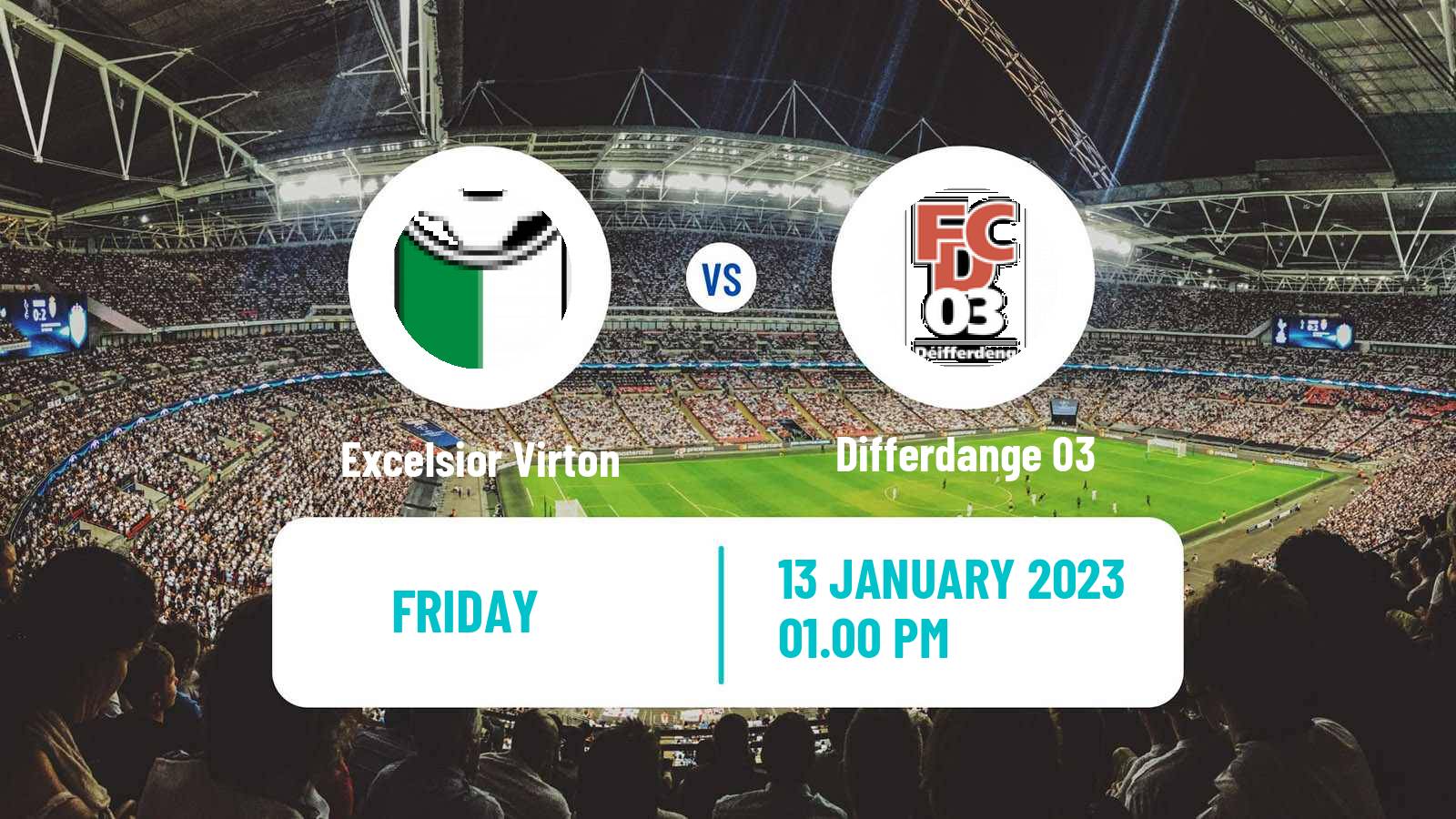 Soccer Club Friendly Excelsior Virton - Differdange 03