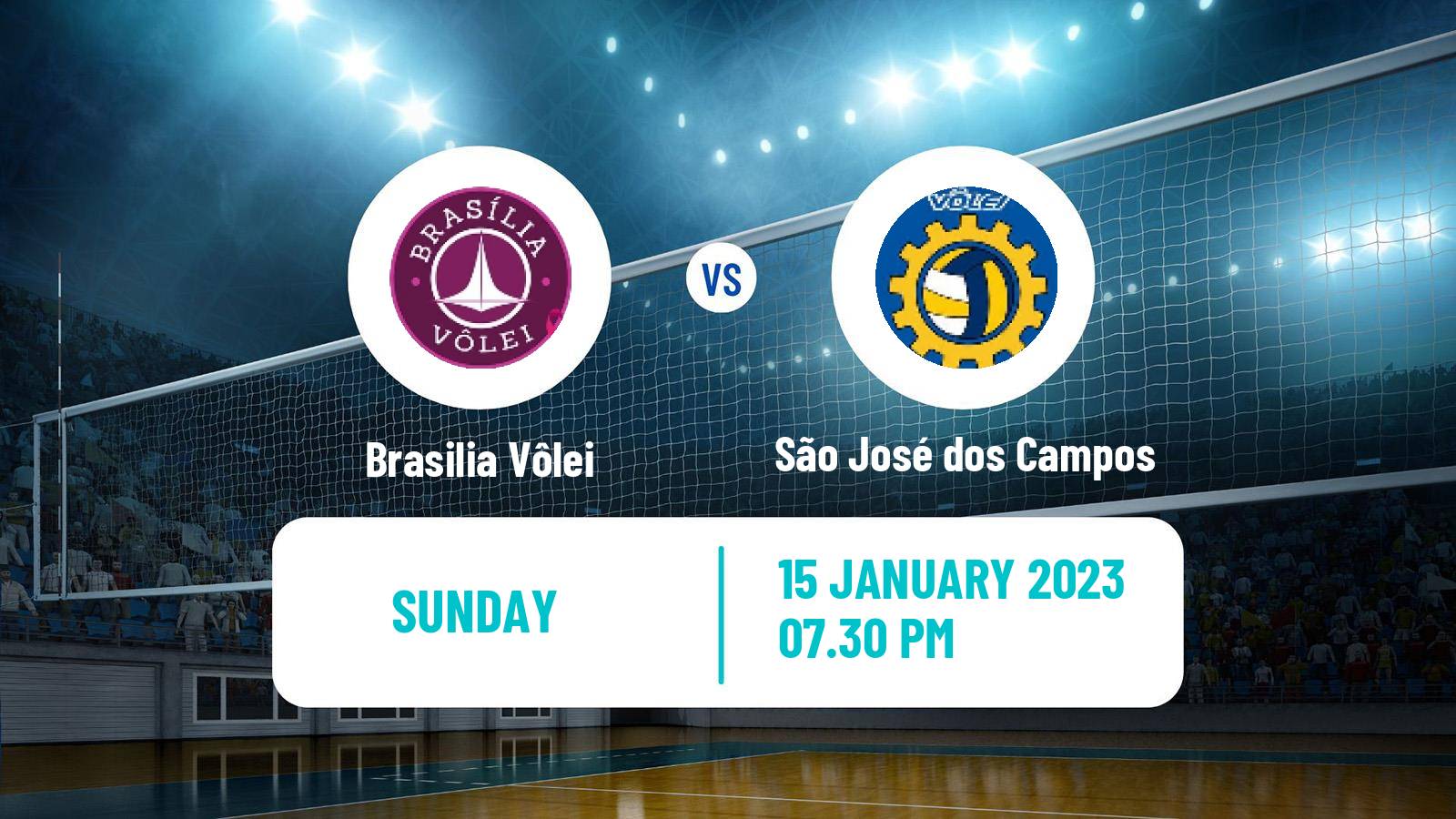 Volleyball Brazilian SuperLiga Volleyball Brasilia Vôlei - São José dos Campos