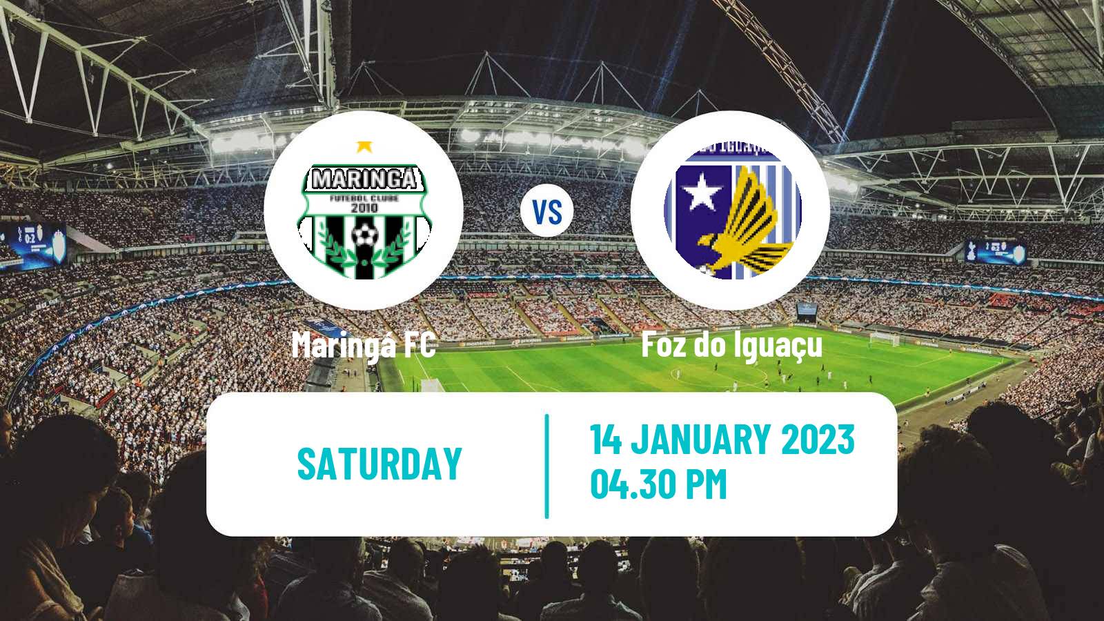 Soccer Brazilian Campeonato Paranaense Maringá - Foz do Iguaçu