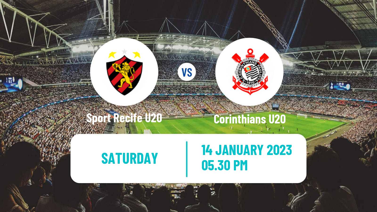 Soccer Brazilian Copa Sao Paulo de juniores Sport Recife U20 - Corinthians U20
