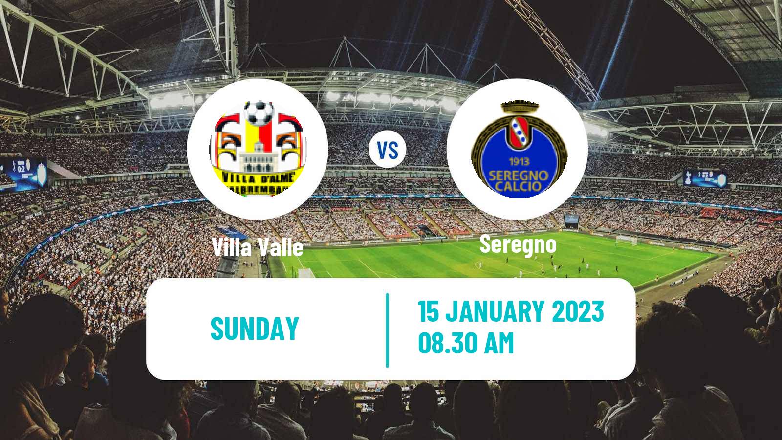 Soccer Italian Serie D - Group B Villa Valle - Seregno
