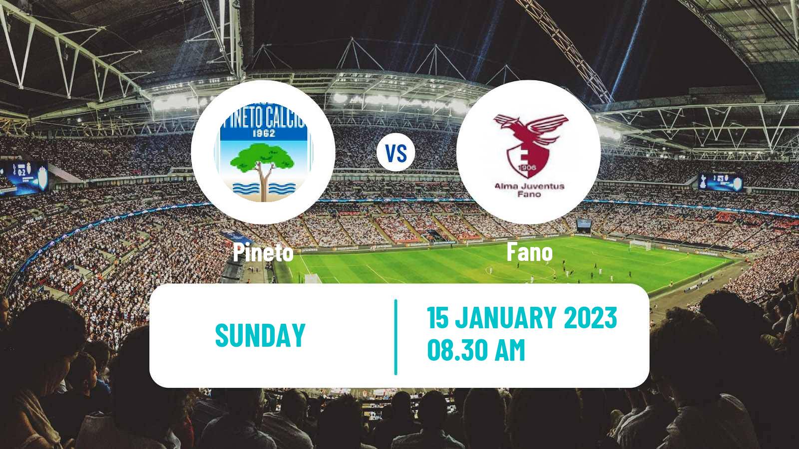 Soccer Italian Serie D - Group F Pineto - Fano