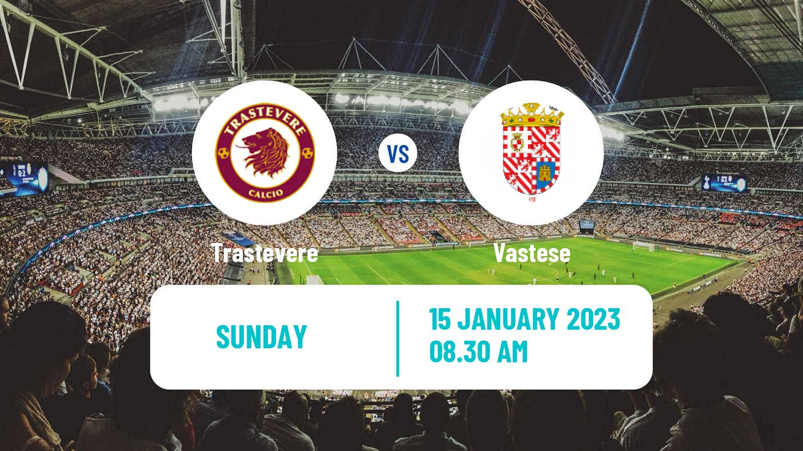 Soccer Italian Serie D - Group F Trastevere - Vastese