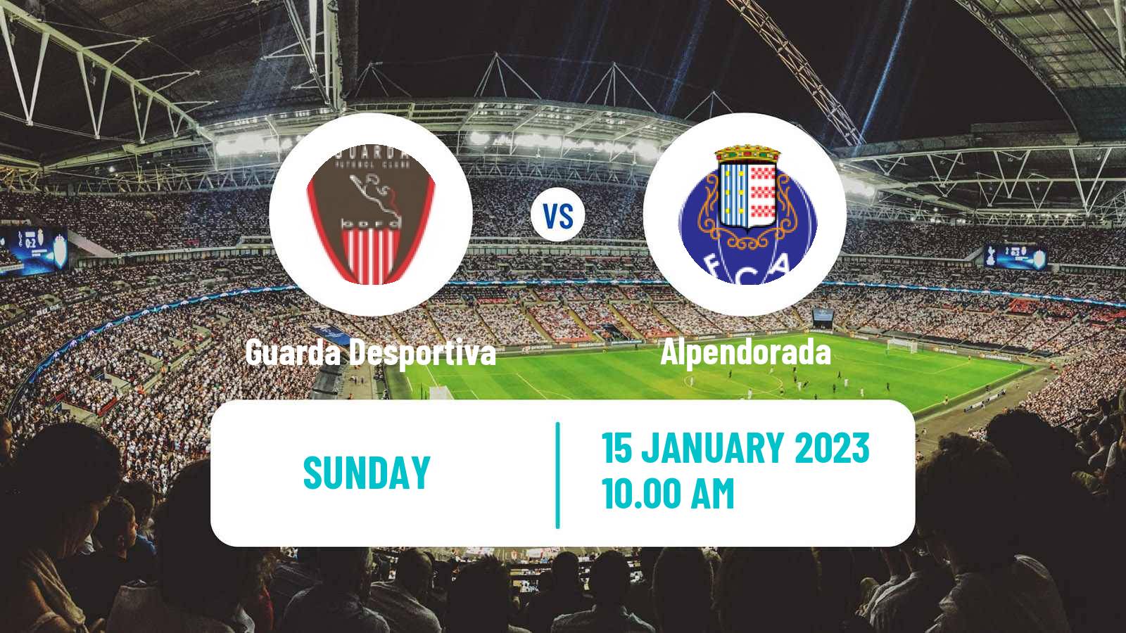 Soccer Campeonato de Portugal Guarda Desportiva - Alpendorada