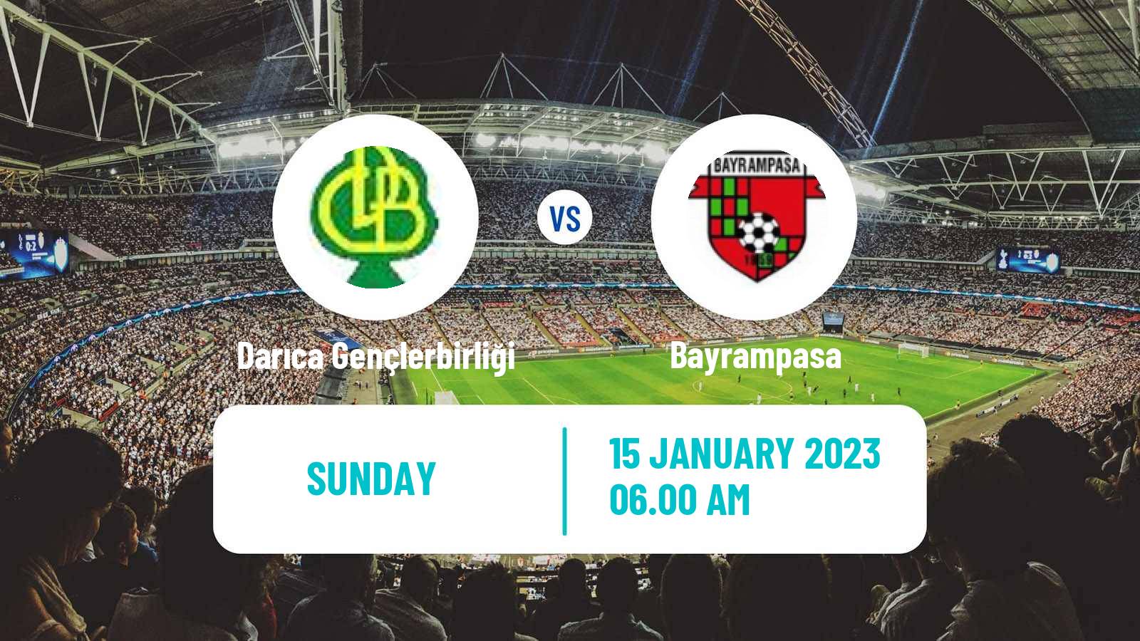 Soccer Turkish 3 Lig Group 2 Darıca Gençlerbirliği - Bayrampasa