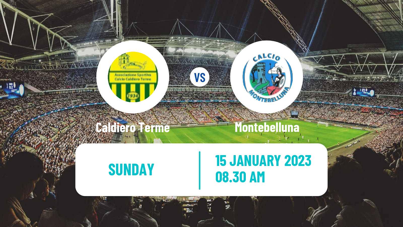 Soccer Italian Serie D - Group C Caldiero Terme - Montebelluna
