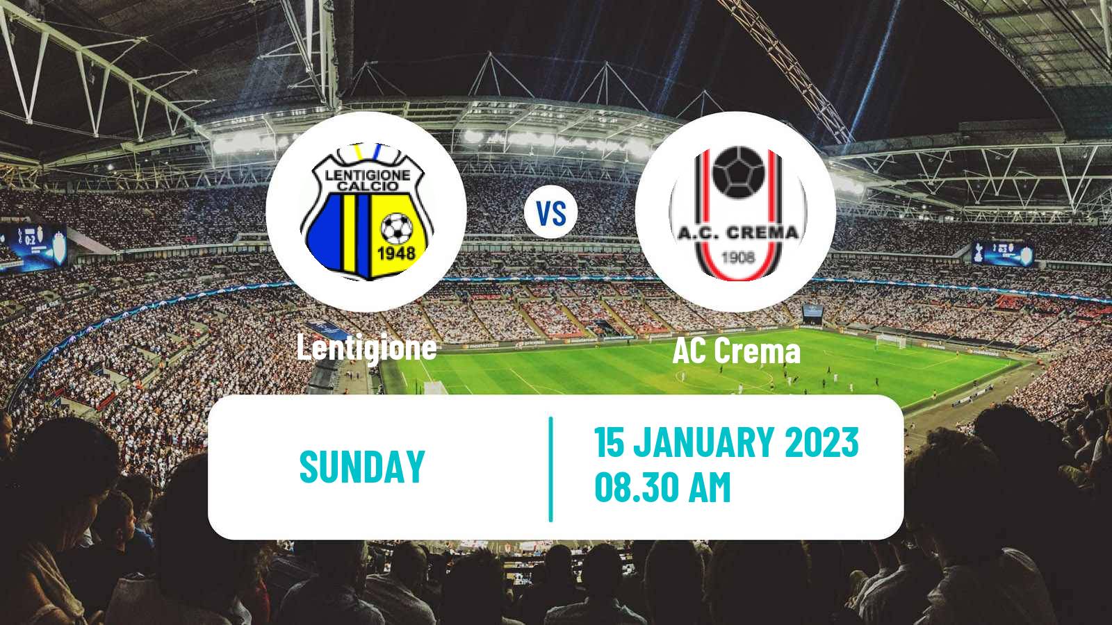 Soccer Italian Serie D - Group D Lentigione - Crema
