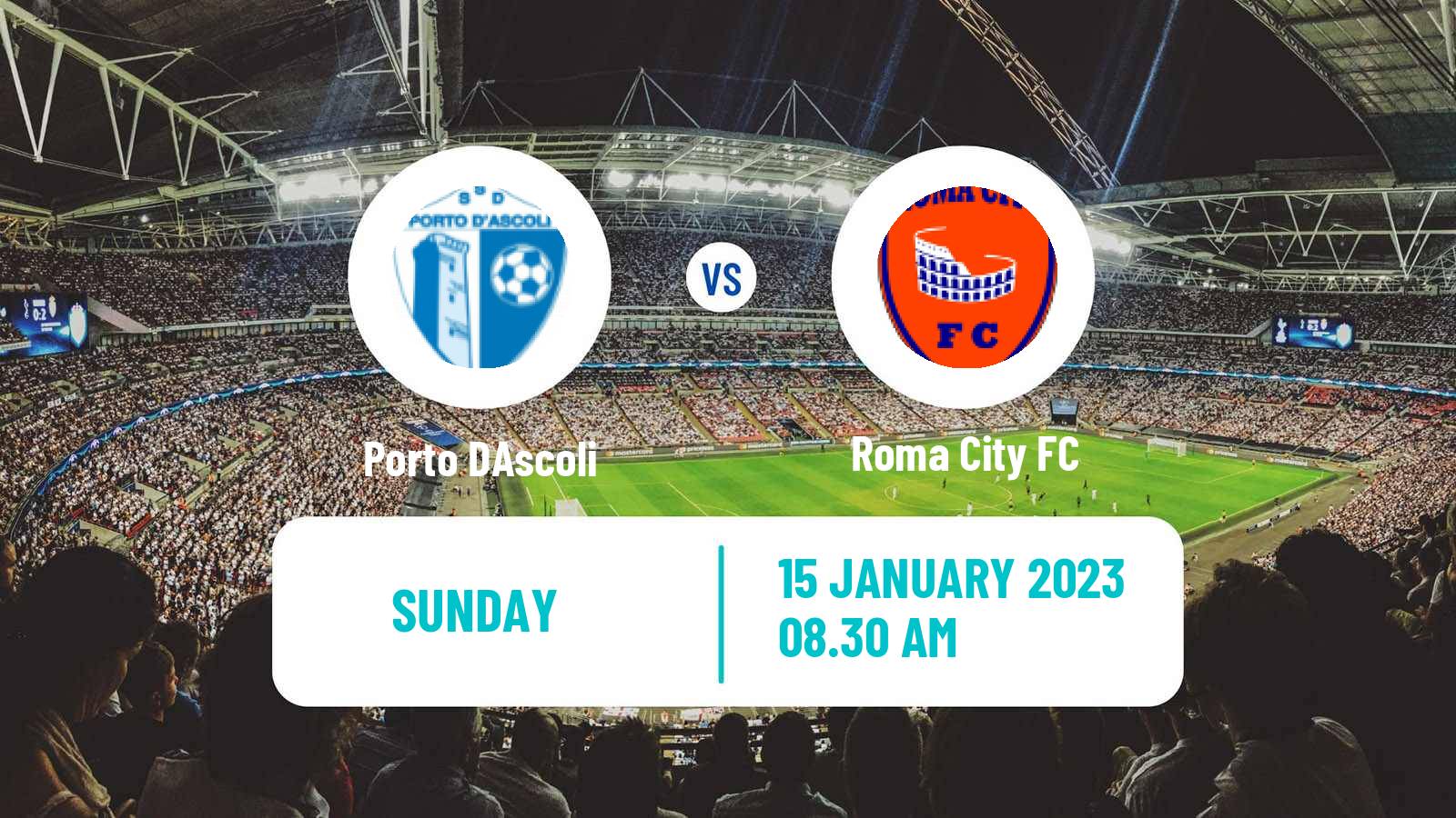 Soccer Italian Serie D - Group F Porto D'Ascoli - Roma City