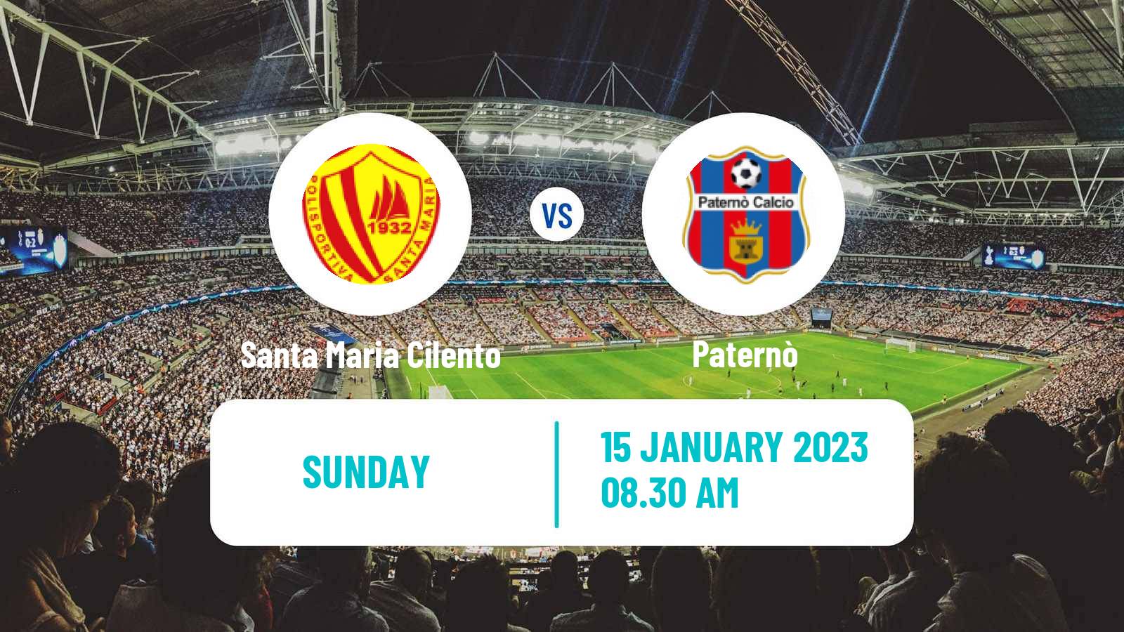 Soccer Italian Serie D - Group I Santa Maria Cilento - Paternò