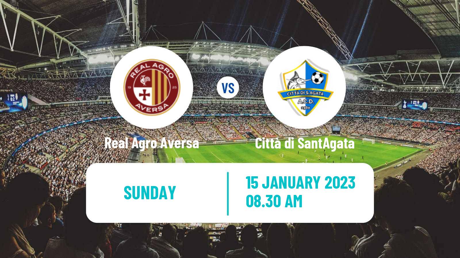 Soccer Italian Serie D - Group I Real Agro Aversa - Città di SantAgata