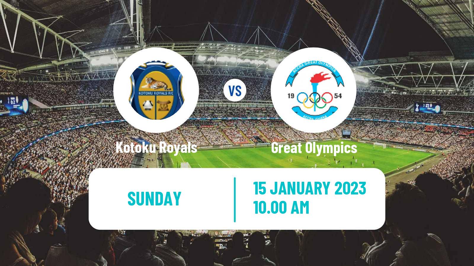 Soccer Ghanaian Premier League Kotoku Royals - Great Olympics