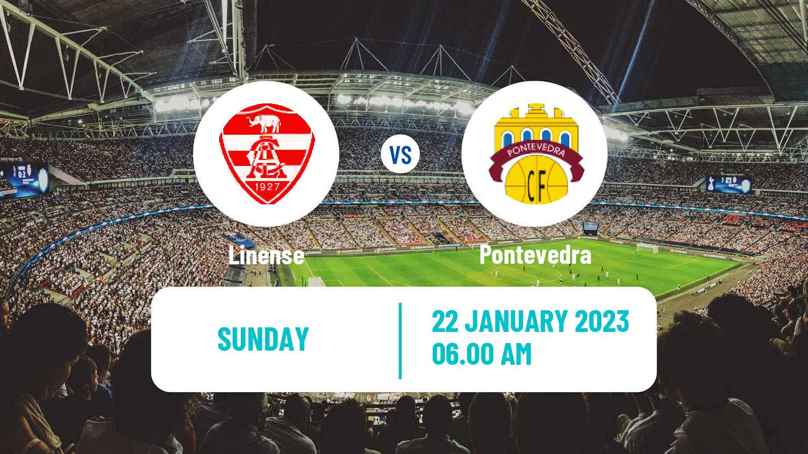 Soccer Spanish Primera RFEF Group 1 Linense - Pontevedra
