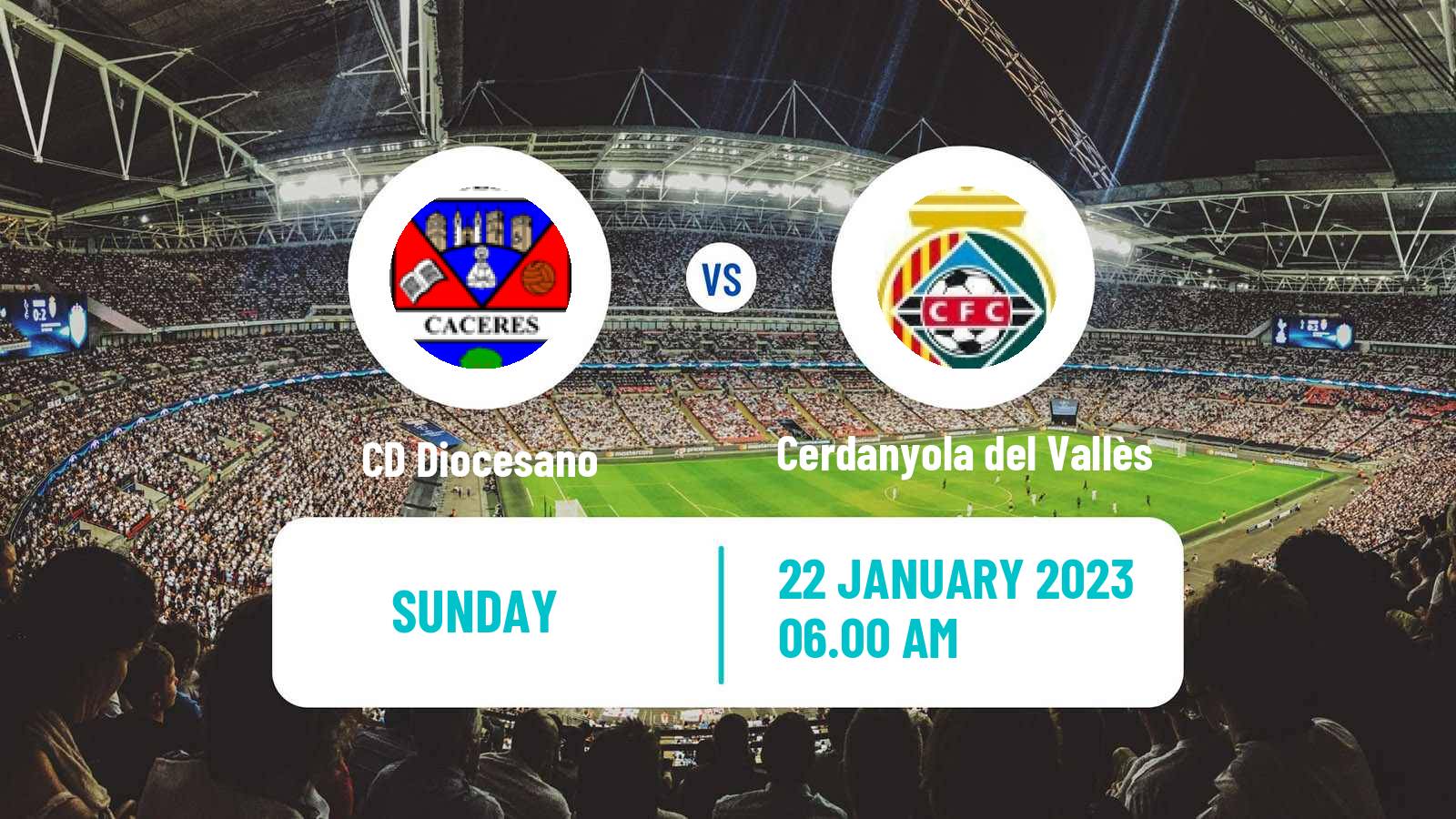 Soccer Spanish Segunda RFEF - Group 5 Diocesano - Cerdanyola del Vallès