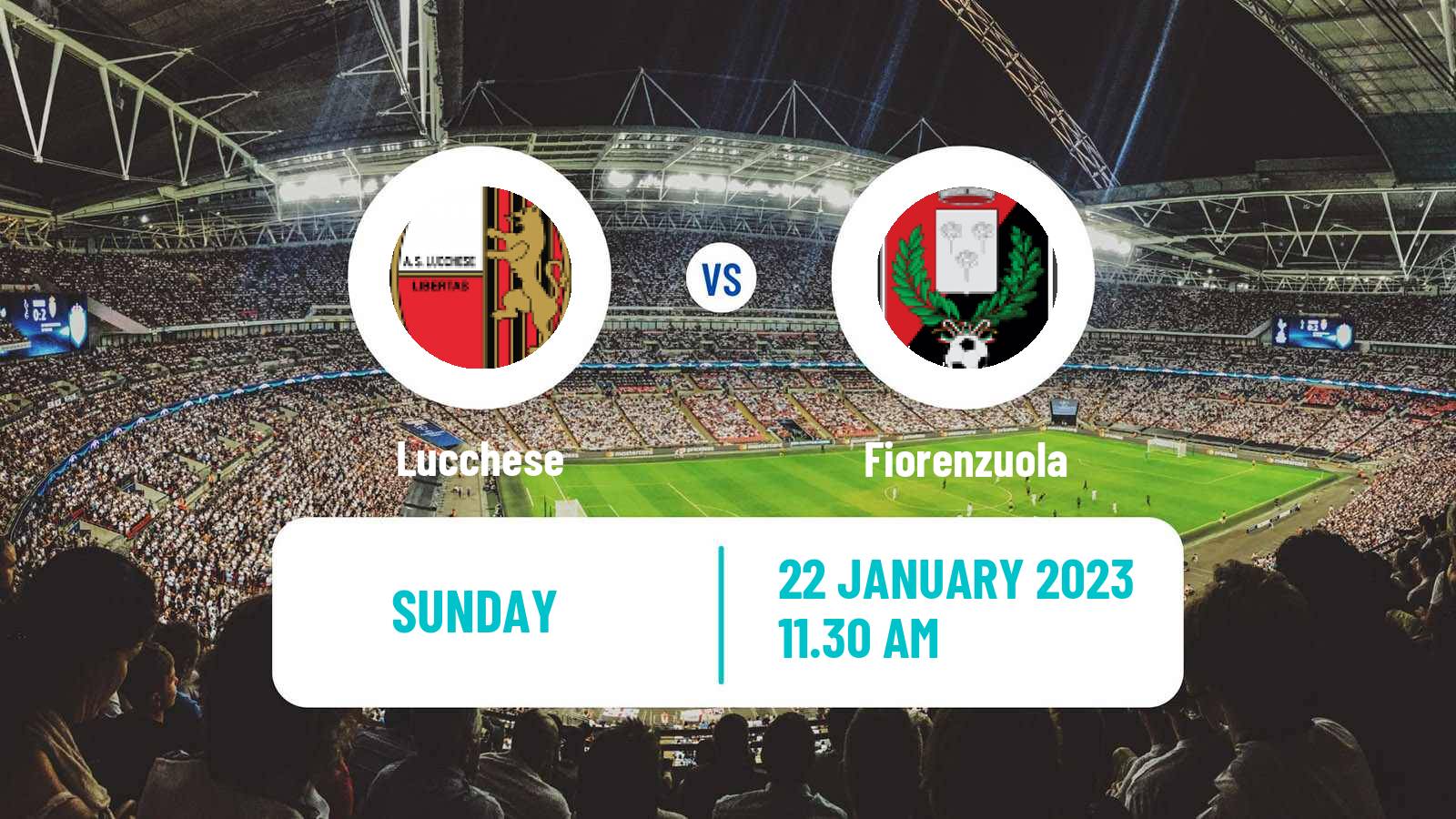 Soccer Italian Serie C Group B Lucchese - Fiorenzuola