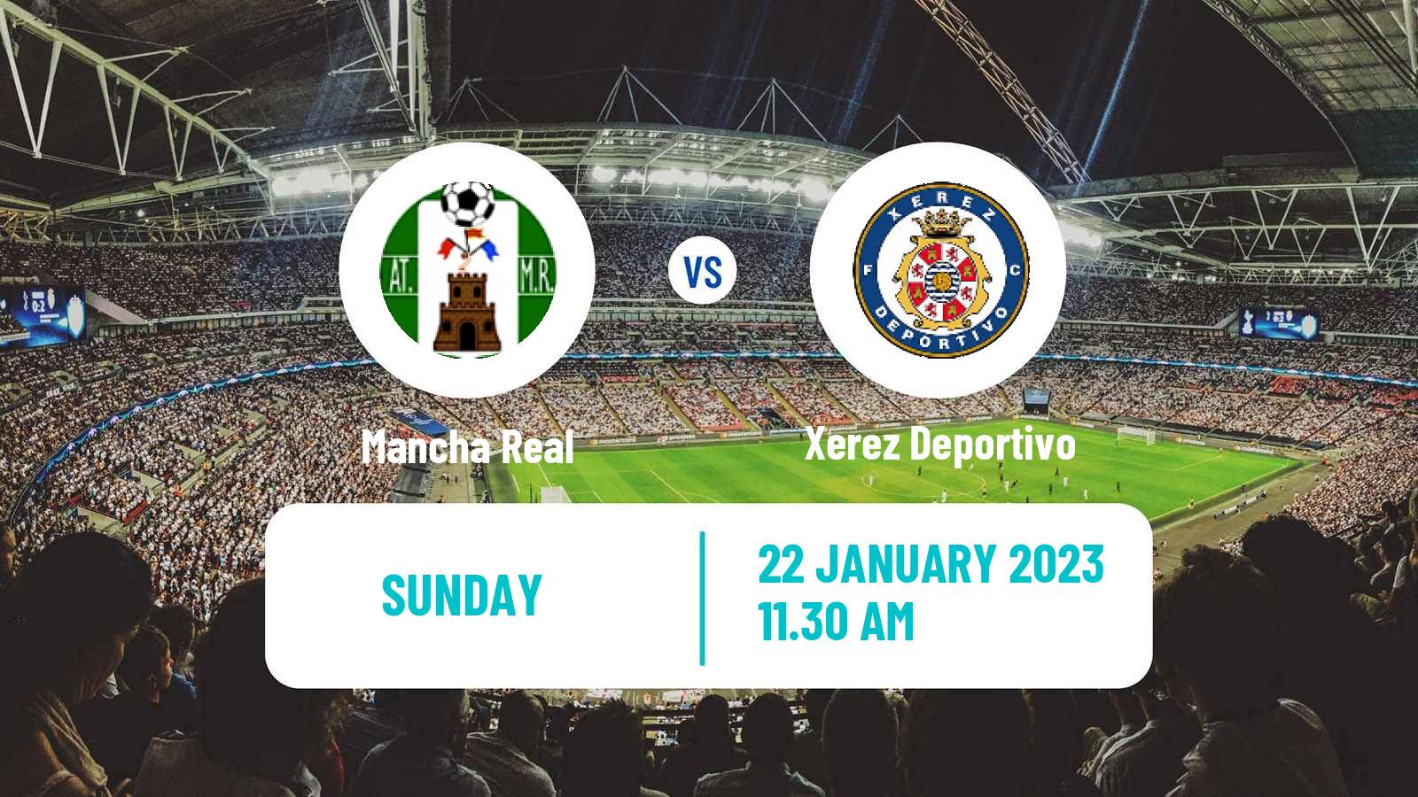 Soccer Spanish Segunda RFEF - Group 4 Mancha Real - Xerez Deportivo