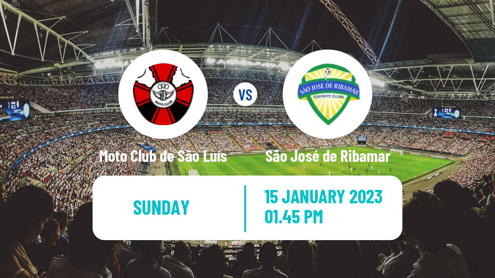 Soccer Brazilian Campeonato Maranhense Moto Club de São Luís - São José de Ribamar