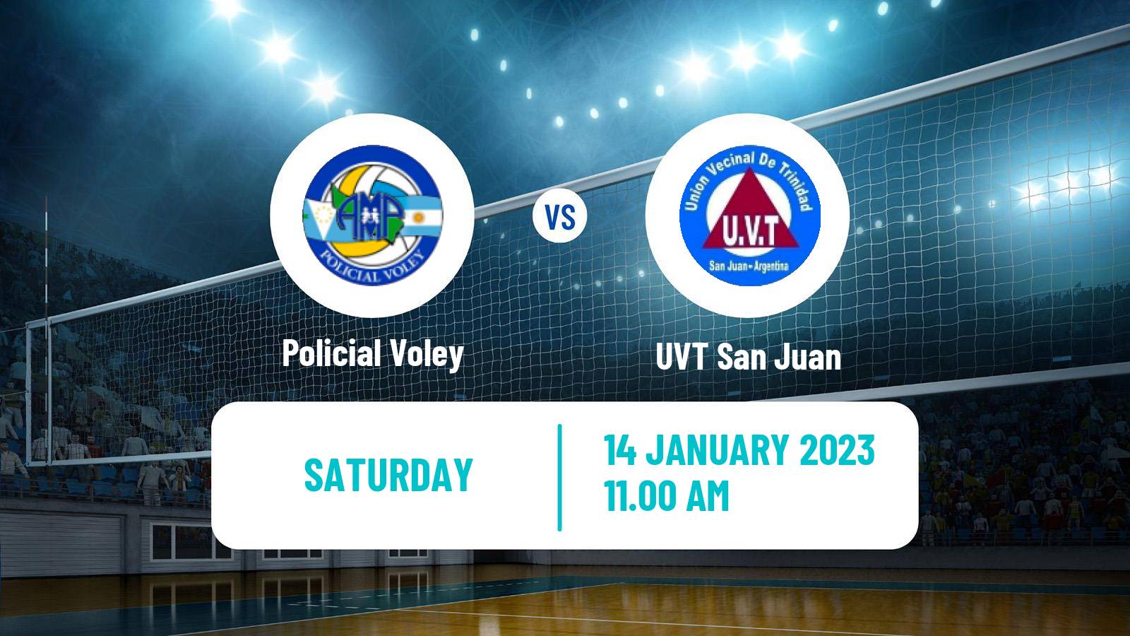 Volleyball Argentinian LVA Volleyball Policial Voley - UVT San Juan