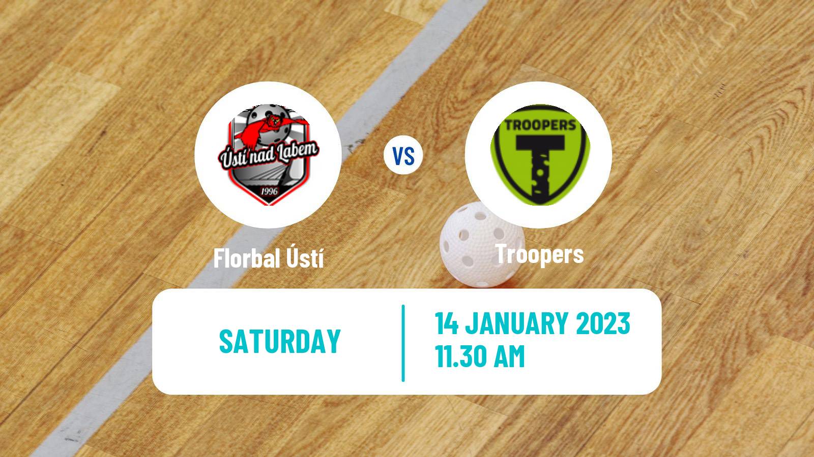 Floorball Czech 1 Liga Floorball Florbal Ústí - Troopers