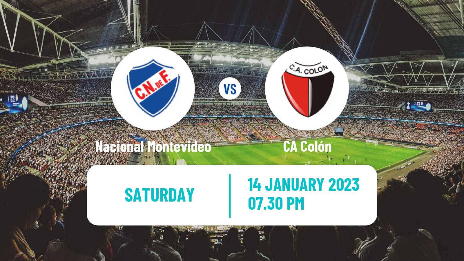 Soccer Club Friendly Nacional Montevideo - Colón