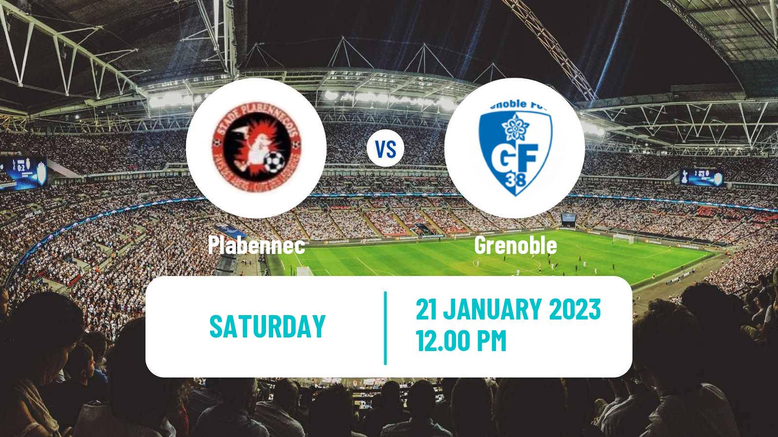 Soccer Coupe De France Plabennec - Grenoble