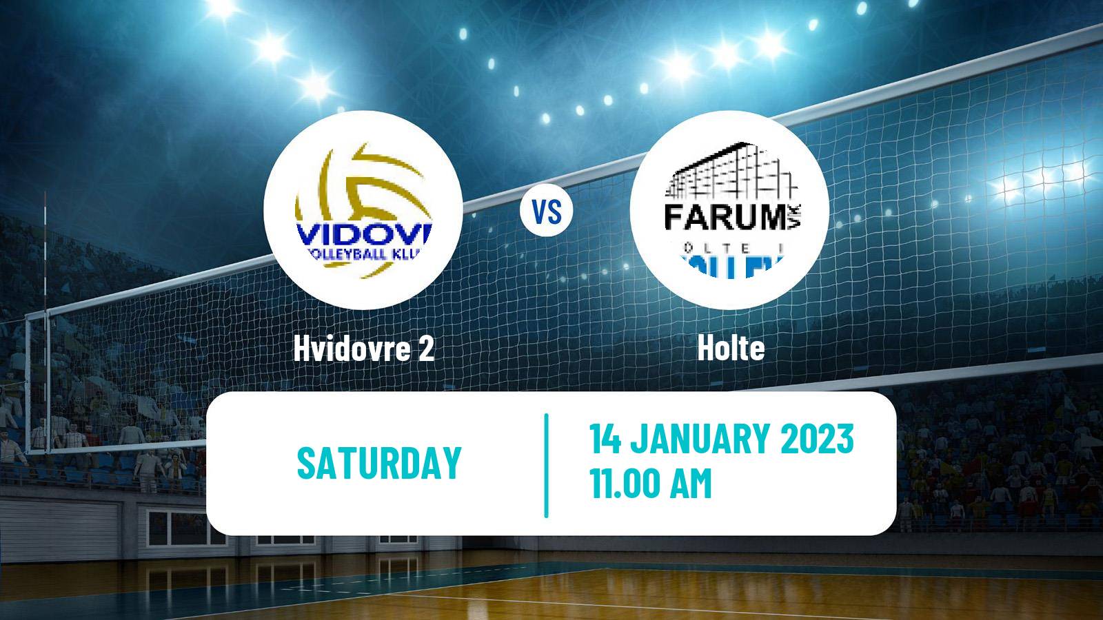 Volleyball Danish 1 Division East Volleyball Hvidovre 2 - Holte